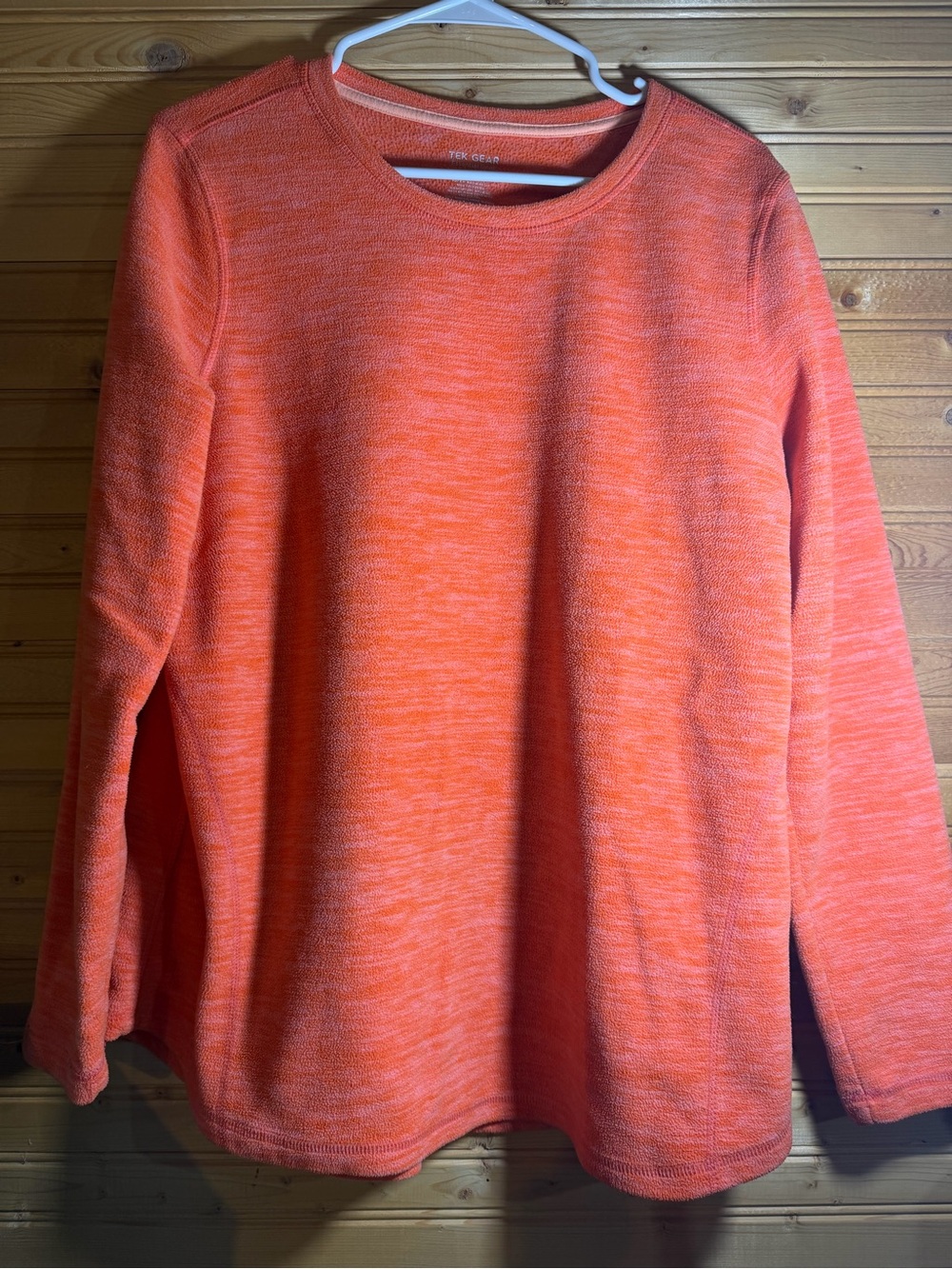 tek gear Women's Bright Orange Crewneck Pullover
